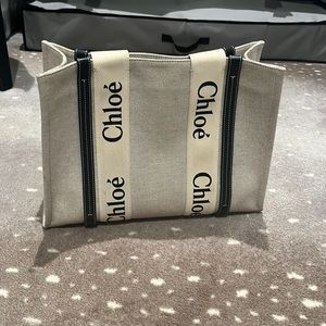 Chloe canvas tote bag